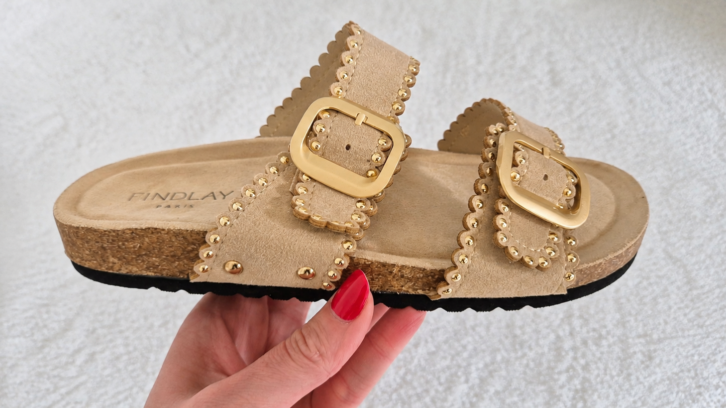 Mules beige
